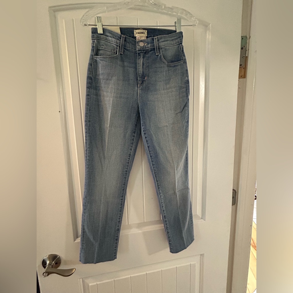 On Sale 25% Off - L’agence Sada Slim Crop Jeans (Color - Summit)